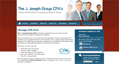 Desktop Screenshot of jjosephgroupcpas.com