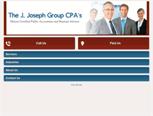 Tablet Screenshot of jjosephgroupcpas.com